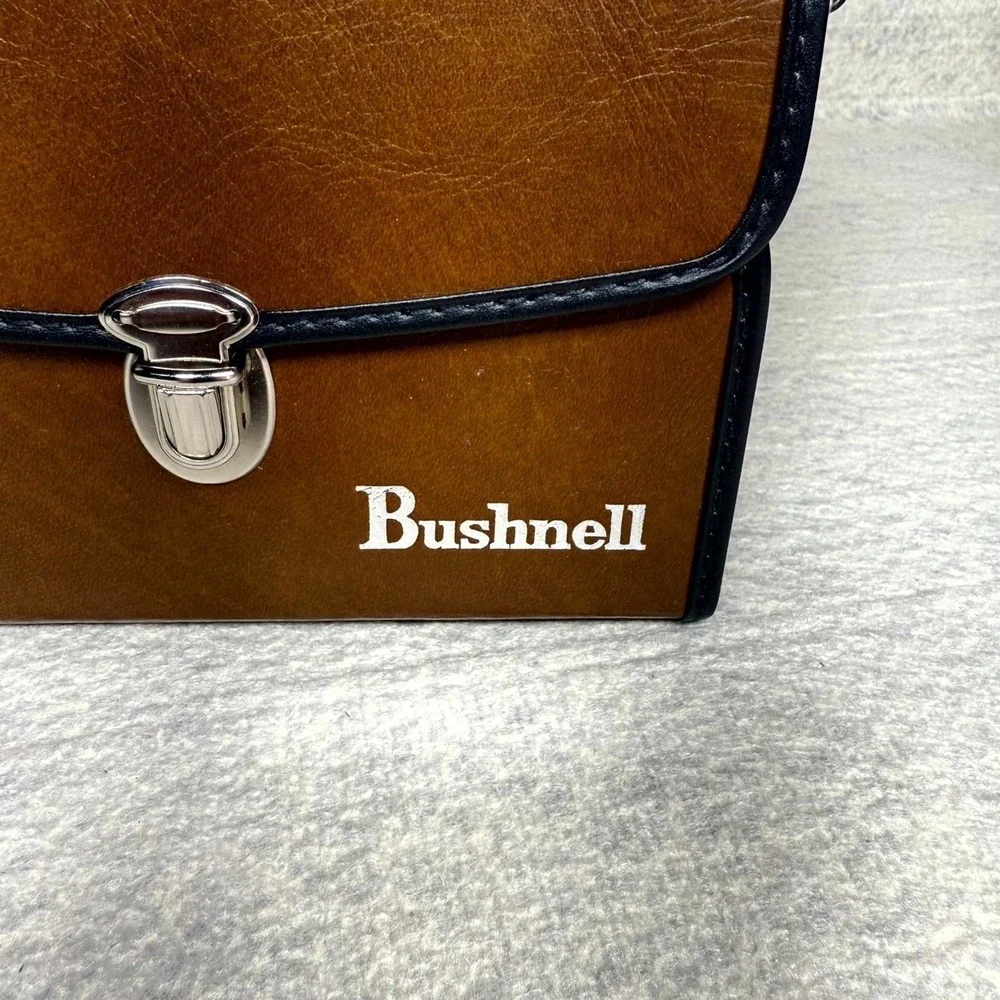 Bushnell‎ Insta-Focus Binoculars w Rare Hard Cover Jack In The Box Case Vintage